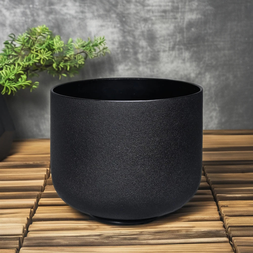 High Quality Black Sand Crystal Bowl for Vibrational Healing Sound Therapy Sessions Experience-Designed Price Quartz Composition
