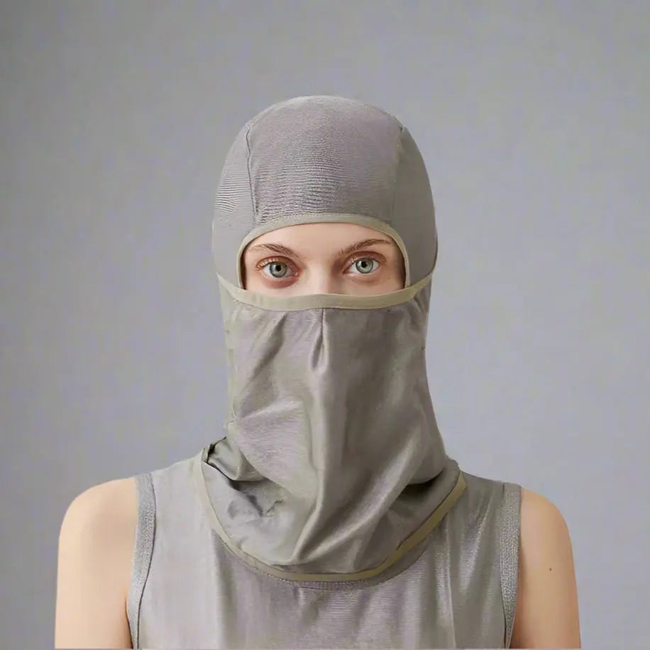 Electromagnetic Radiation Protective Head Hood Mobile Phone 5G Signal WIFI EMF Shielding 100% Silver Fiber Cap