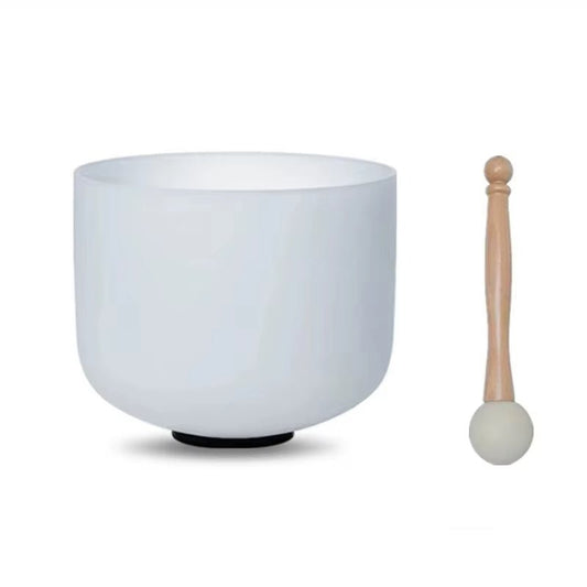 14” MEGA WHITE QUARTZ BOWL 432Hz - Health Inuit