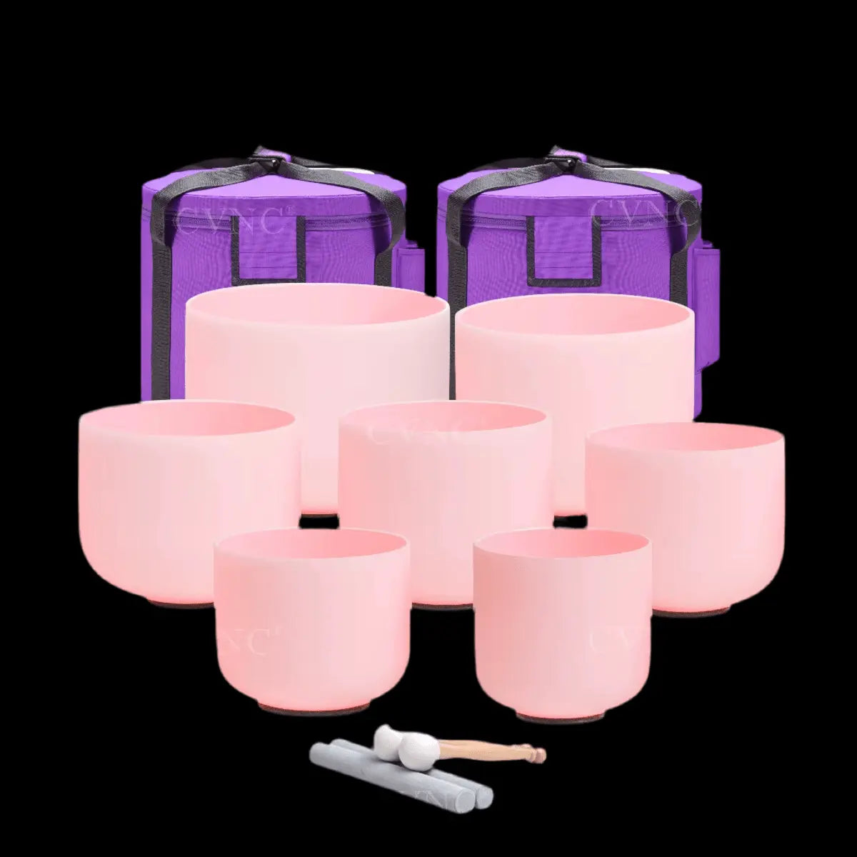 6 - 12” Pink Himalayan salt Bowls 432HZ - Health Inuit