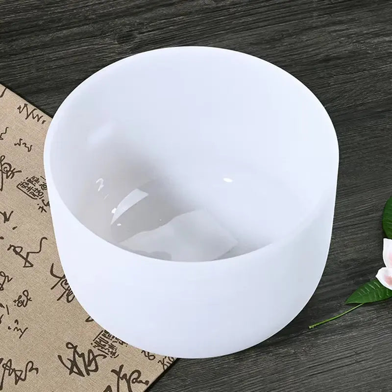 14” MEGA WHITE QUARTZ BOWL 432Hz - Health Inuit