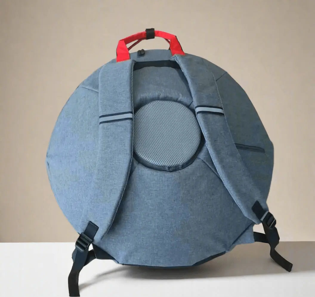 Grey Black Handpan Carrying Soft Case - Health Inuit