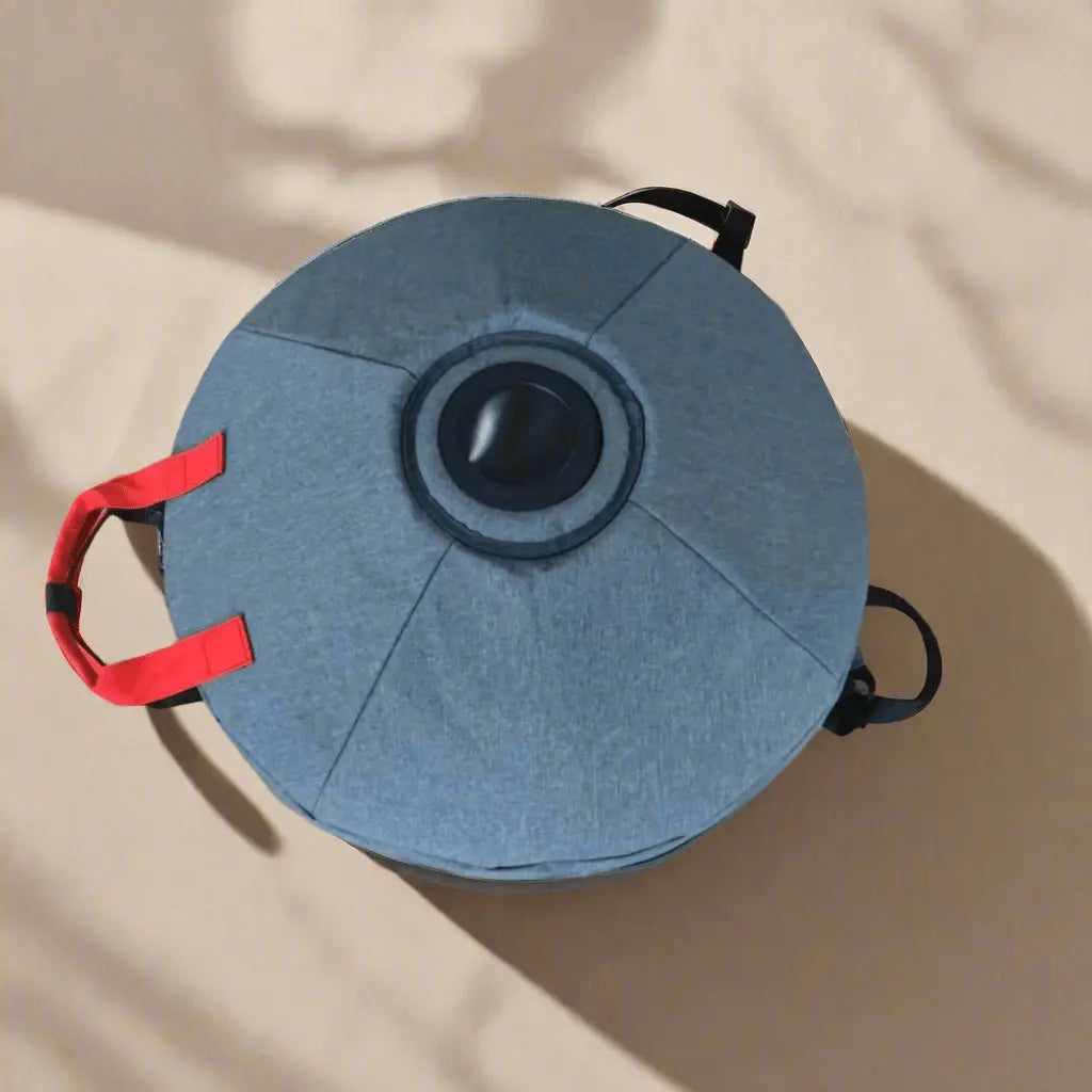 Grey Black Handpan Carrying Soft Case - Health Inuit