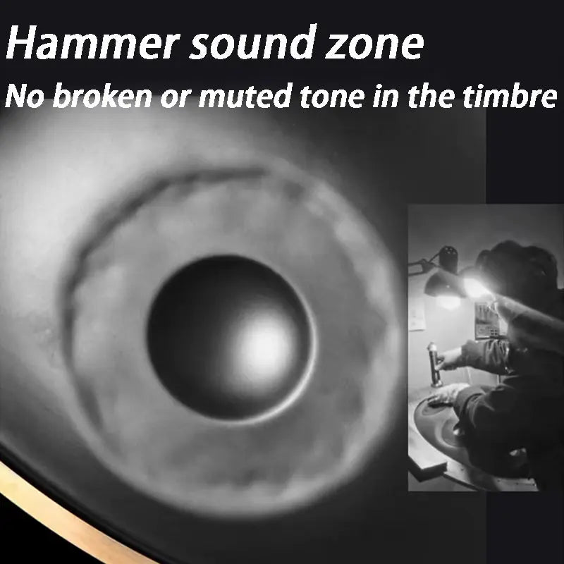 9 - 10 Tone Handmade SacredTone Aegean Healing Handpan - Health Inuit