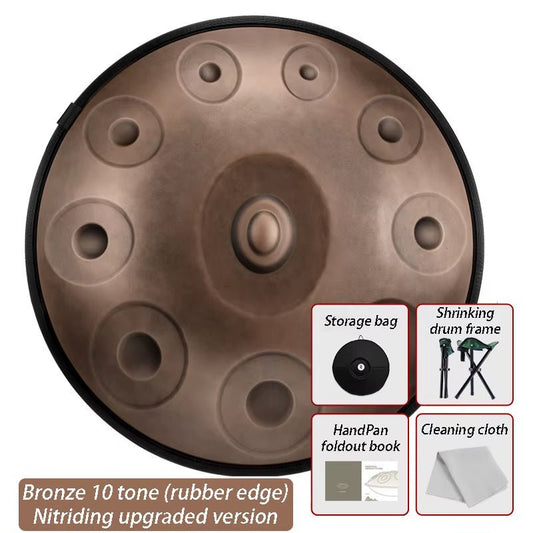 9 - 10 Tone Handmade SacredTone Aegean Healing Handpan - Health Inuit