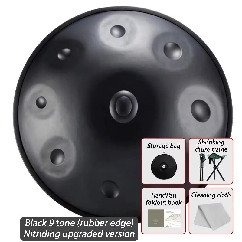 9 - 10 Tone Handmade SacredTone Aegean Healing Handpan - Health Inuit