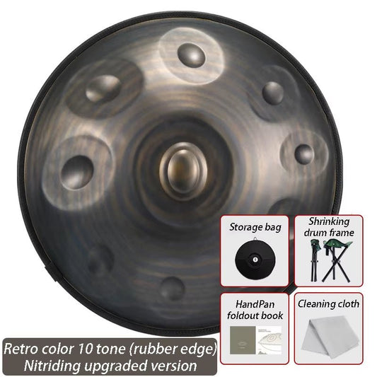 9 - 10 Tone Handmade SacredTone Aegean Healing Handpan - Health Inuit