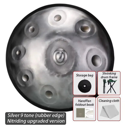 9 - 10 Tone Handmade SacredTone Aegean Healing Handpan - Health Inuit