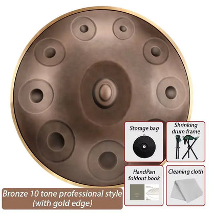 9 - 10 Tone Handmade SacredTone Aegean Healing Handpan - Health Inuit