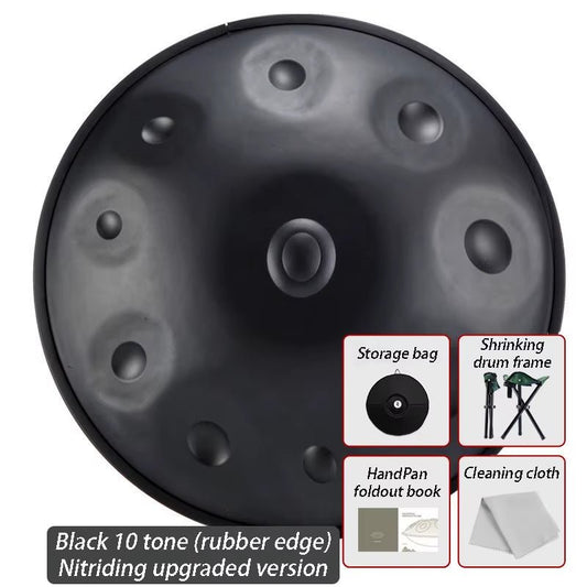 9 - 10 Tone Handmade SacredTone Aegean Healing Handpan - Health Inuit