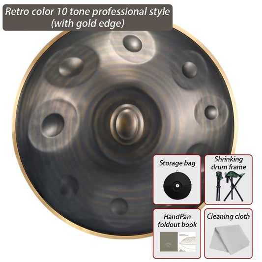 9 - 10 Tone Handmade SacredTone Aegean Healing Handpan - Health Inuit