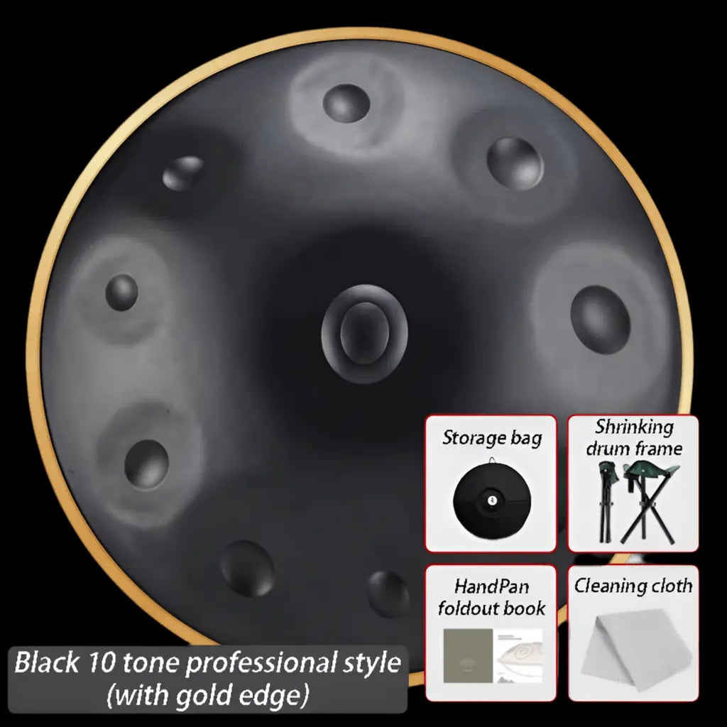 9 - 10 Tone Handmade SacredTone Aegean Healing Handpan - Health Inuit