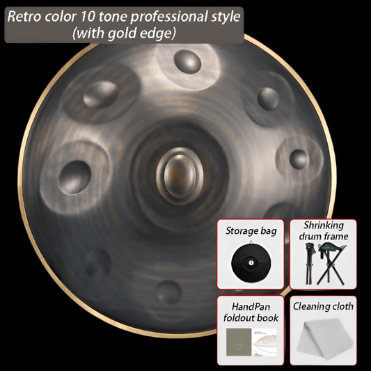 9 - 10 Tone Handmade SacredTone Aegean Healing Handpan - Health Inuit