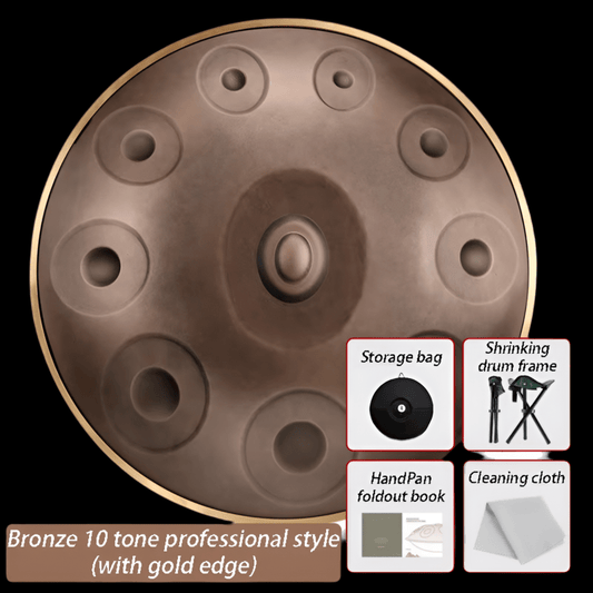 9 - 10 Tone Handmade SacredTone Aegean Healing Handpan - Health Inuit