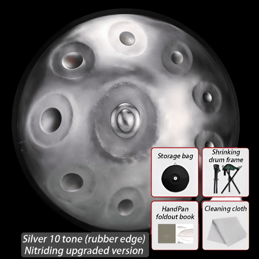 9 - 10 Tone Handmade SacredTone Aegean Healing Handpan - Health Inuit