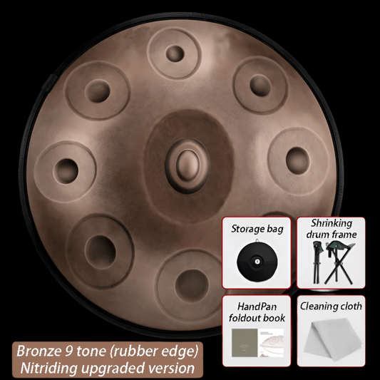 9 - 10 Tone Handmade SacredTone Aegean Healing Handpan - Health Inuit