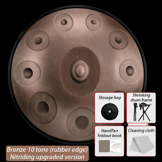 9 - 10 Tone Handmade SacredTone Aegean Healing Handpan - Health Inuit