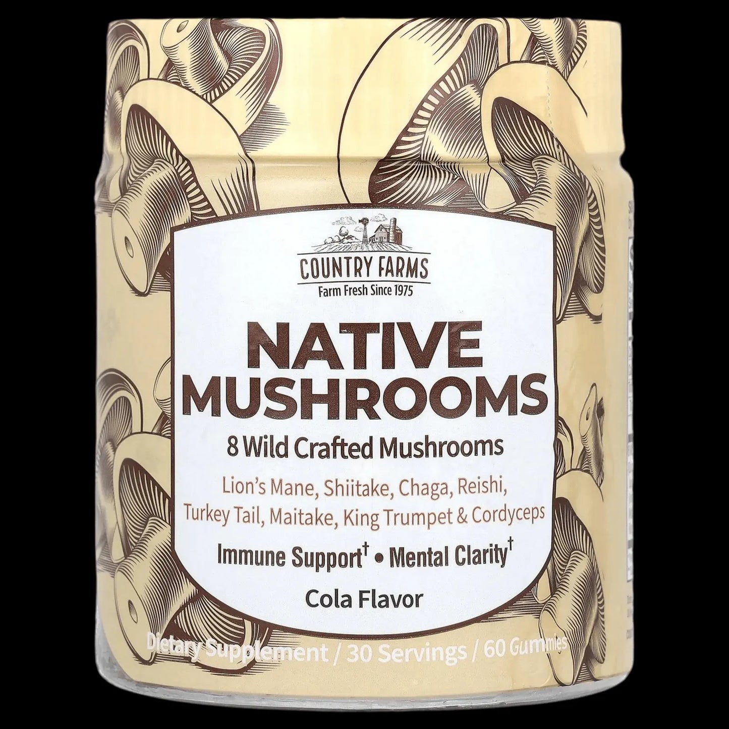 Native Mushrooms - Cola 400 Mg 60 Gummies - Health Inuit