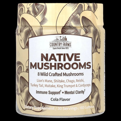 Native Mushrooms - Cola 400 Mg 60 Gummies - Health Inuit