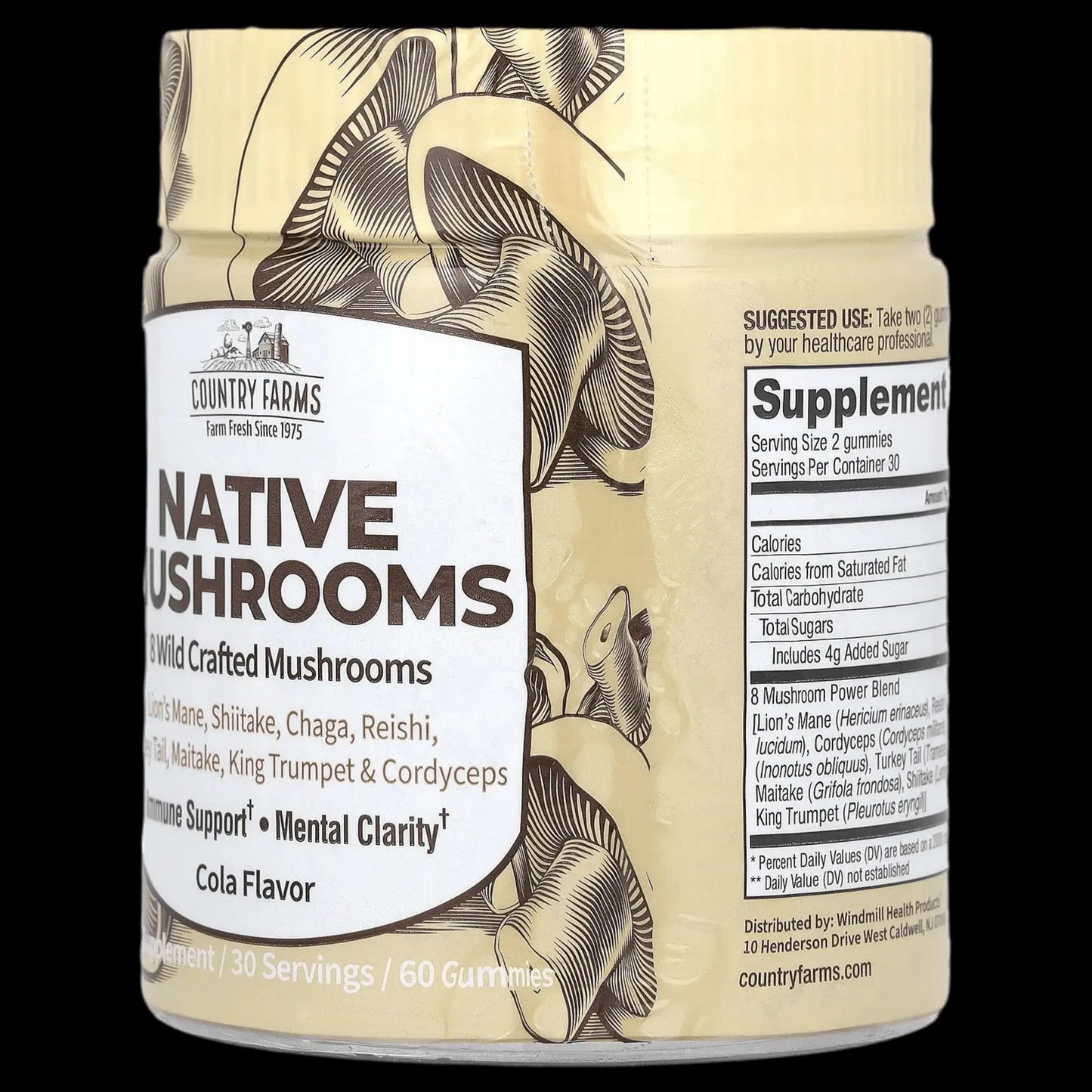 Native Mushrooms - Cola 400 Mg 60 Gummies - Health Inuit