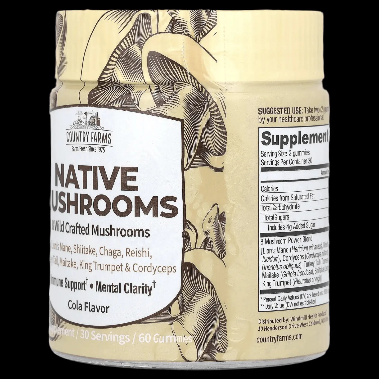 Native Mushrooms - Cola 400 Mg 60 Gummies - Health Inuit