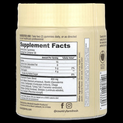 Native Mushrooms - Cola 400 Mg 60 Gummies - Health Inuit