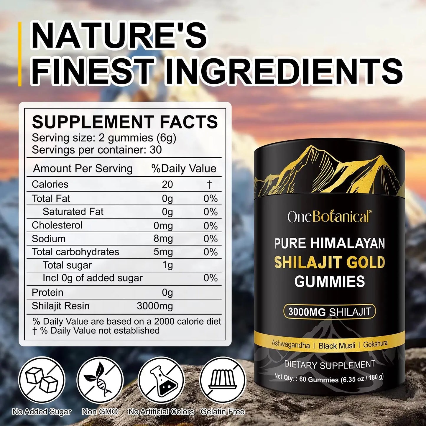 Pure Mountain Shilajit Clinical Grade Gummies - Health Inuit