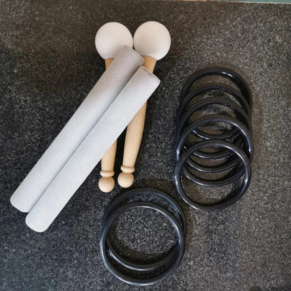 6 - 12” Black sand Bowl Set - Health Inuit