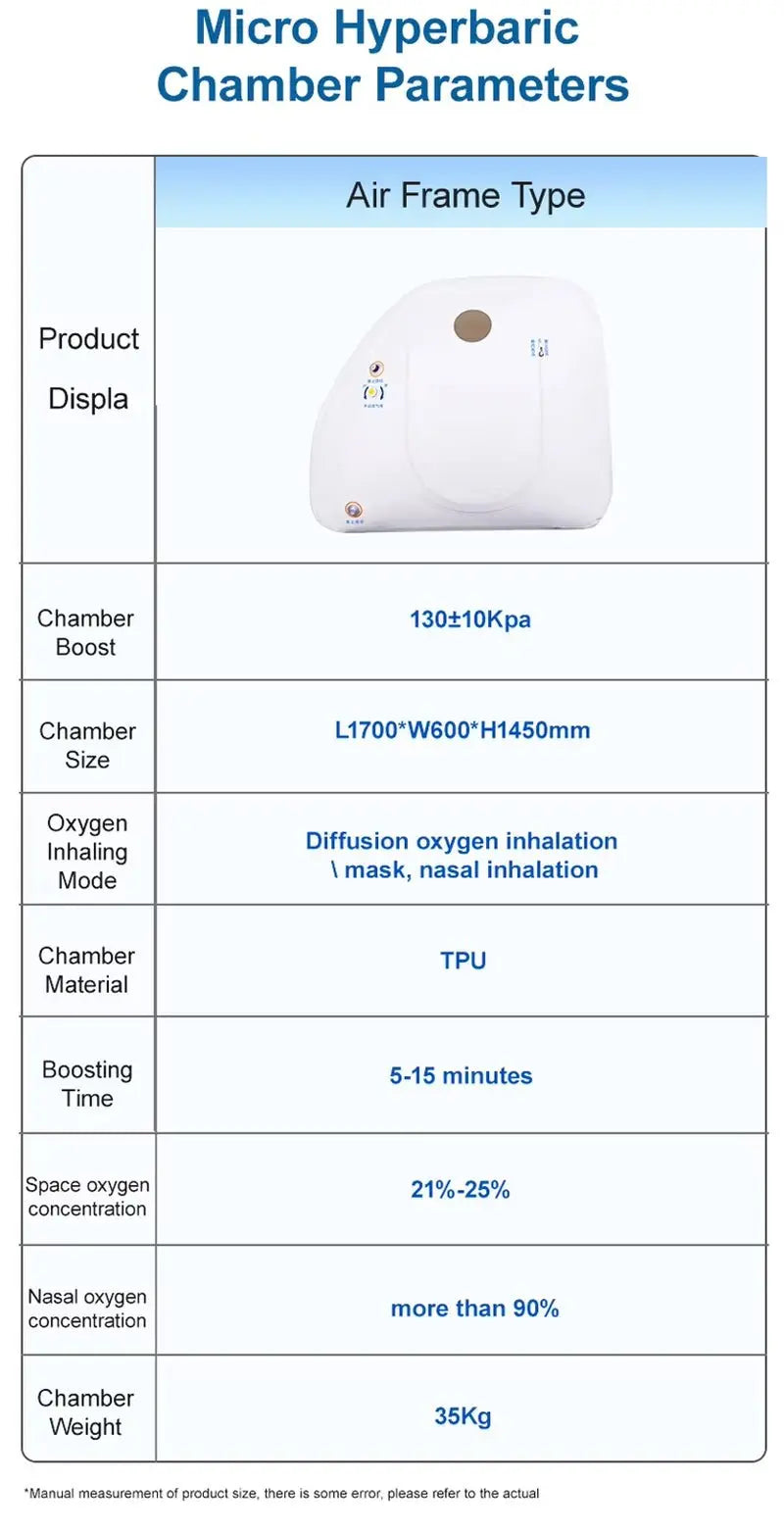 Mini - Hyperbaric Oxygene Chamber - Health Inuit