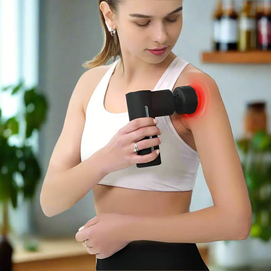 TOPKO Heating Muscle Massage Gun Deep Muscle Tissue Massage and Relaxation Cold Fascia Gun